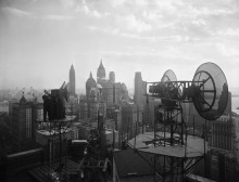Радар на вершине здания Манхэттена