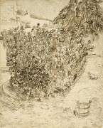 Сад у бани (Garden of a Bathhouse), 1888 - Гог, Винсент ван