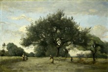 Поле с яблонями - Коро, Жан-Батист Камиль