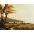 Картина «Пальмы у моря» - Писсарро, Камиль