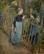 Разговор, 1881 - Писсарро, Камиль