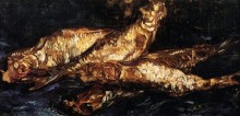 Натюрморт с копченой селедкой (Still Life with Bloaters), 1886 - Гог, Винсент ван