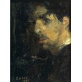 Портрет художника, 1879 - Энсор, Джеймс