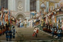 Прием принца Конде Людовиком XIV в Версале в 1674 году - Жером, Жан-Леон 