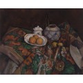 Натюрморт с имбирным кувшином, сахарницей и апельсинами - Сезанн, Поль