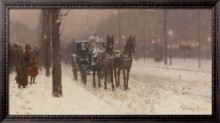 Париж, зимний день, 1877 - Хассам, Фредерик Чайлд 