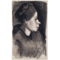 Голова женщины (Head of a Woman), 1884-85 03 - Гог, Винсент ван