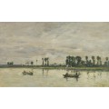 Кодбек-ан-Ко, берега Сены, 1892 - Буден, Эжен