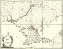 Карта Крыма. 1777