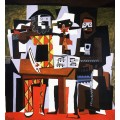 Три музыканта, 1921 - Пикассо, Пабло