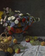 Цветы и фрукты - Моне, Клод