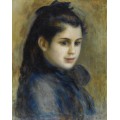 Голова девушки, 1875 - Ренуар, Пьер Огюст