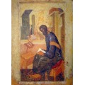 Царские врата иконостаса (1425-1427)_деталь 6. Евангелист Матфей - Рублев, Андрей