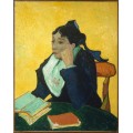 Арлезианка. Мадам Жино с книгами (L'Arlesienne, Portrait of Madame Ginoux), 1888-89 - Гог, Винсент ван