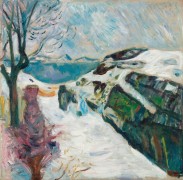 Зимний пейзаж близ Крагерё - Мунк, Эдвард