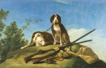 Собаки на цепи, 1775 - Гойя, Франсиско Хосе де