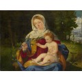 Мадонна с младенцем и оливковой веточкой - Превитали, Андреа
