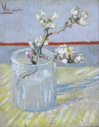 Цветущая ветвь миндаля в стакане (Blossoming Almond Branch in a Glass), 1888 - Гог, Винсент ван