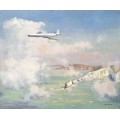 Самолет, пролетающий скальную гряду - Шеперд, Девид (20 век)
