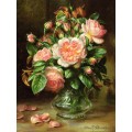 Английские розы в стеклянной вазе - Вильямс, Альберт