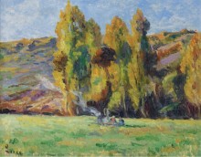 Пейзаж близ Бесси-сюр-Кюр, 1908 - Люс, Максимильен