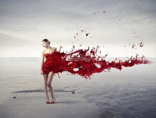 Красное платье - Сток