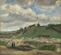 Холм Монмартр с каменоломней и ветряными мельницами (The Hill of Montmartre with Stone Quarry and Windmills), 1886 - Гог, Винсент ван
