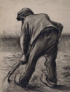 Землекоп на картофельном поле (Digger in a Potato Field - February), 1885 - Гог, Винсент ван