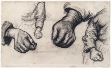 Две кисти и две руки  (Two Hands and Two Arms), 1884-85 - Гог, Винсент ван