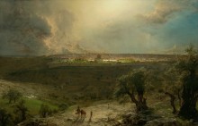 Вид на Иерусалим с Масличной горы - Чёрч, Фредерик Эдвин