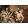 Венера завязывает глаза Амуру - Тициан Вечеллио