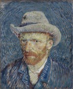 Автопортрет в фетровой шляпе (Self Portrait with Felt Hat), 1887-88 - Гог, Винсент ван
