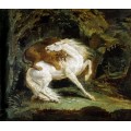 Нападение льва на лошадь - Жерико, Теодор Жан Луи Андре