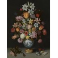 Натюрморт с цветами в  вазе  Ван-Ли - Босхарт, Амброзиус (Старший)