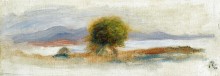 Пейзаж в Кань-Сюр-Мер, 1910 - Ренуар, Пьер Огюст