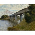 Железнодорожный мост в Аржантее, 1874,  [2] - Моне, Клод