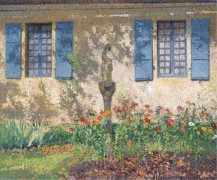 Цветник под окнами на Лабасти-дю-Вер, 1941 - Мартен, Анри Жан Гийом