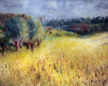 Пшеничное поле - Ренуар, Пьер Огюст