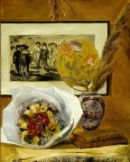 Натюрморт с букетом цветом - Ренуар, Пьер Огюст