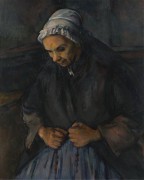 Старушка с четками - Сезанн, Поль