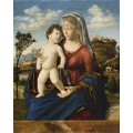 Мадонна с Младенцем на фоне пейзажа - Конельяно, Чима да