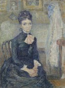 Женщина, сидящая у колыбели  (Portrait of Leonie Rose Charbuy-Davy), 1887 - Гог, Винсент ван
