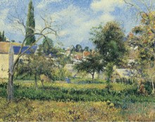 Сад Мобусьон, Понтуаз, 1881 - Писсарро, Камиль