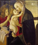 Мадонна с Младенцем и юный Иоанн Креститель - Боттичелли, Сандро