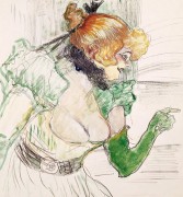 Артистка в зеленых перчатках - Тулуз-Лотрек, Анри де