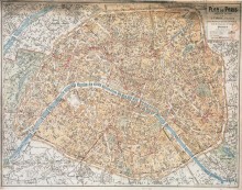 Карта Парижа