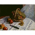 Натюрморт с яблоками и виноградом - Сислей, Альфред