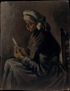 Крестьянка, чистящая картофель (The Potato Peeler), 1885 - Гог, Винсент ван
