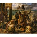 Взятие Константинополя крестоносцами 12 апреля 1204 года - Делакруа, Эжен 