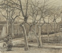 Зимний сад (The Vicarage Garden), 1884 - Гог, Винсент ван